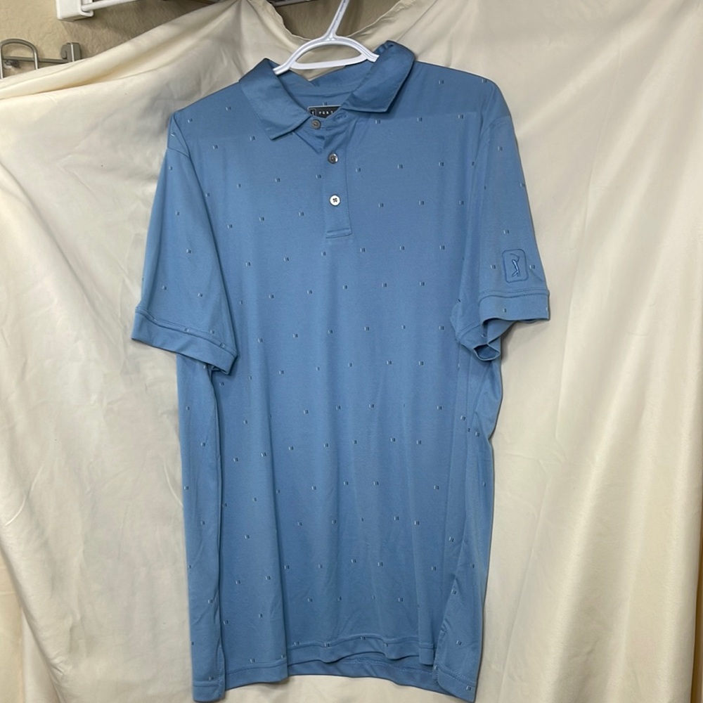 PGA Tour Men’s polo shirt Large blue